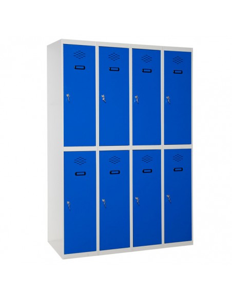 Taquillas de 2 puertas 4 cuerpos - Marma Taquillas Metálicas