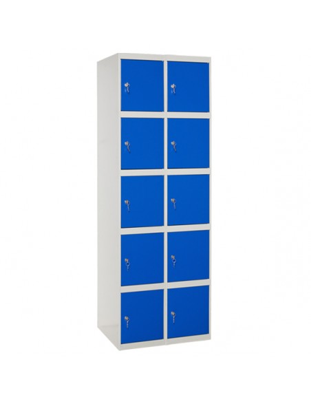 Taquillas de 5 puertas 2 cuerpos - Marma Taquillas Metálicas