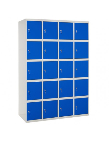 Taquillas de 5 puertas 4 cuerpos - Marma Taquillas Metálicas