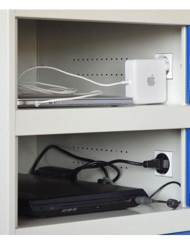 Taquillas con enchufes de carga o USB