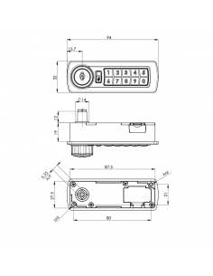 Cerradura electronica GEMINI 2