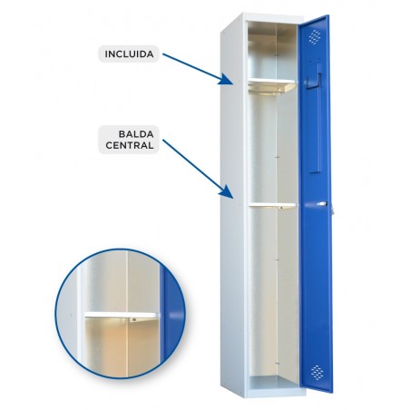 Baldas Adicionales para taquillas de 1 Puerta
