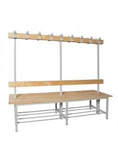 banco percherodoble madera
