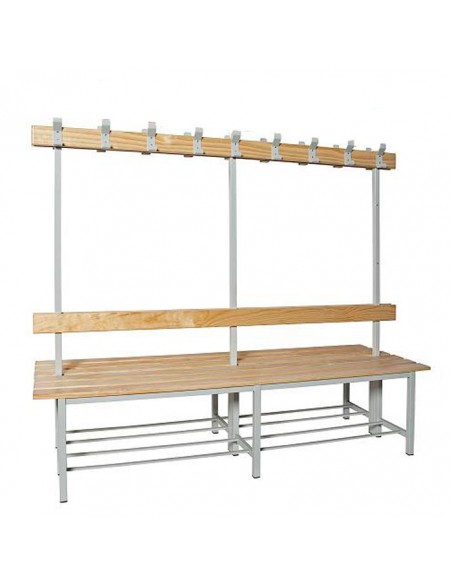 banco percherodoble madera